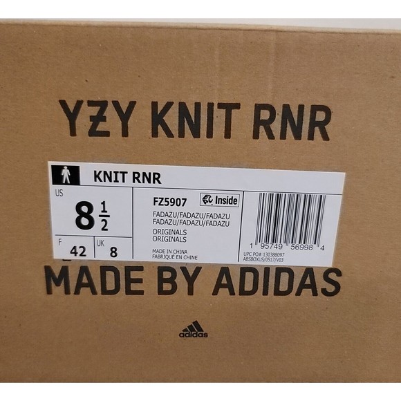 Yeezy Knit Runner Faded Azure - Size 8.5 M New With Box NWB main image 9